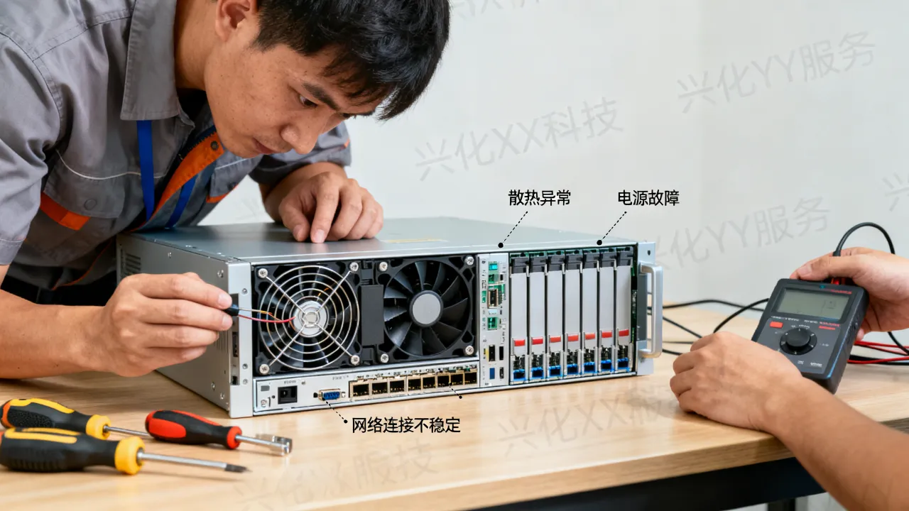 刀片式服务器维保常见故障有哪些，兴化刀片式服务器维保公司哪家好呢