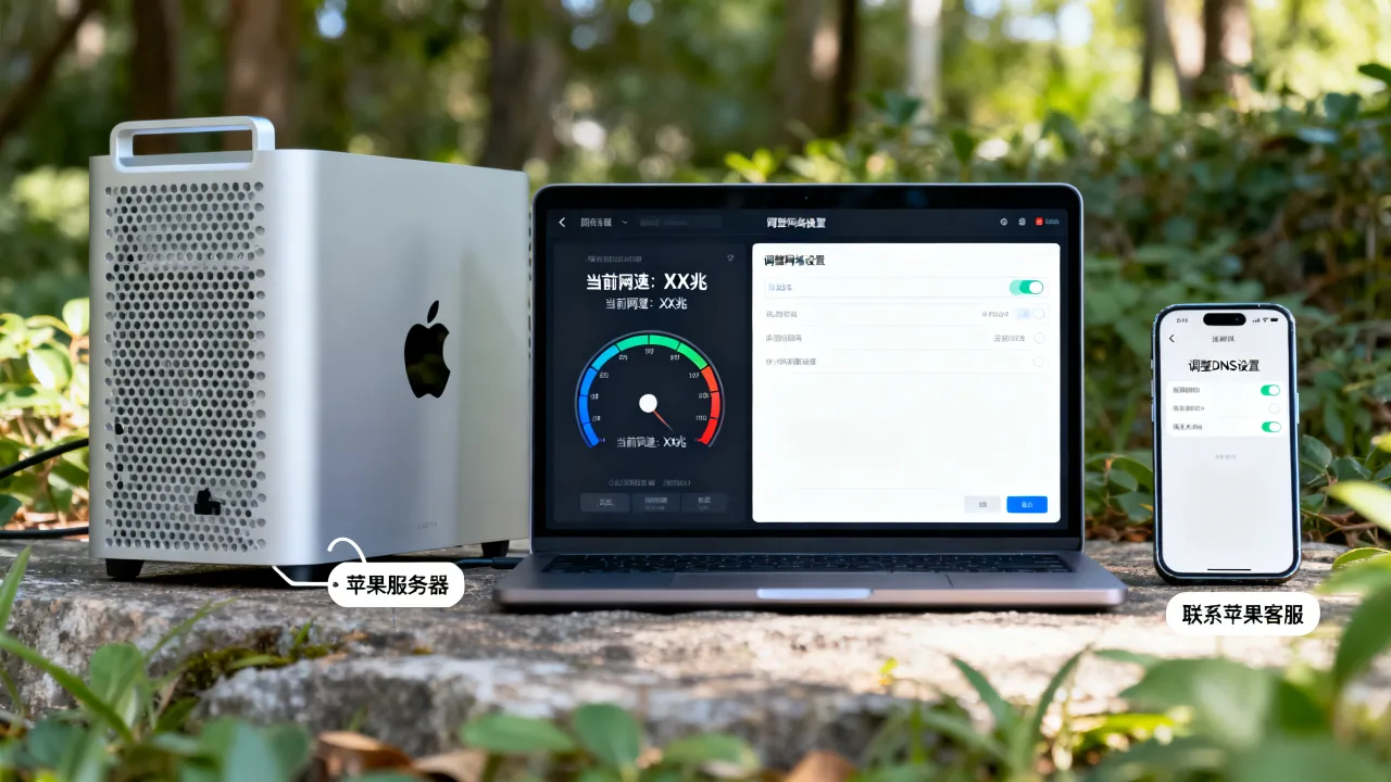苹果服务器网速多少兆，苹果服务器网速慢怎么解决