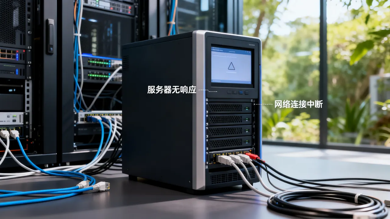 服务器没反应称为什么，服务器无响应是什么原因