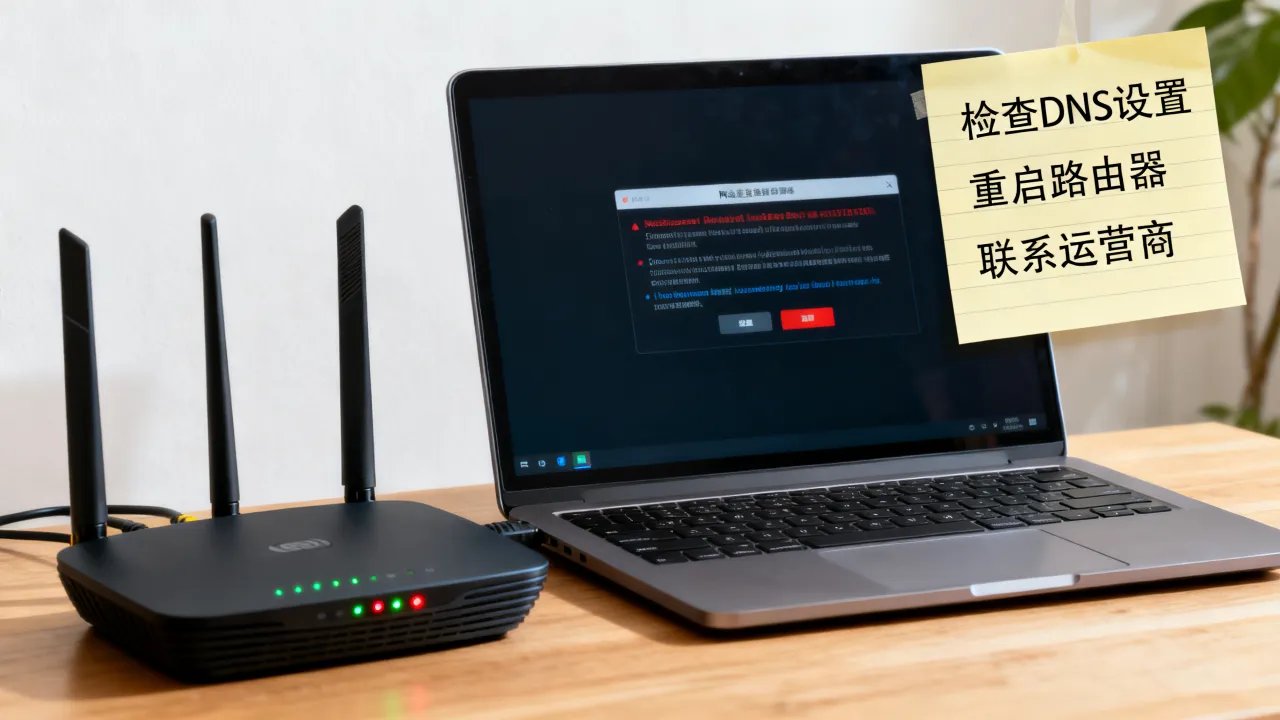 宽带DNS服务器未响应怎么办，DNS服务器未响应是什么原因？