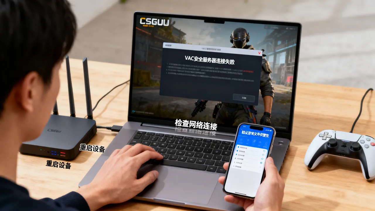 CSGO无法加入VAC安全服务器为什么，连不上VAC怎么办？