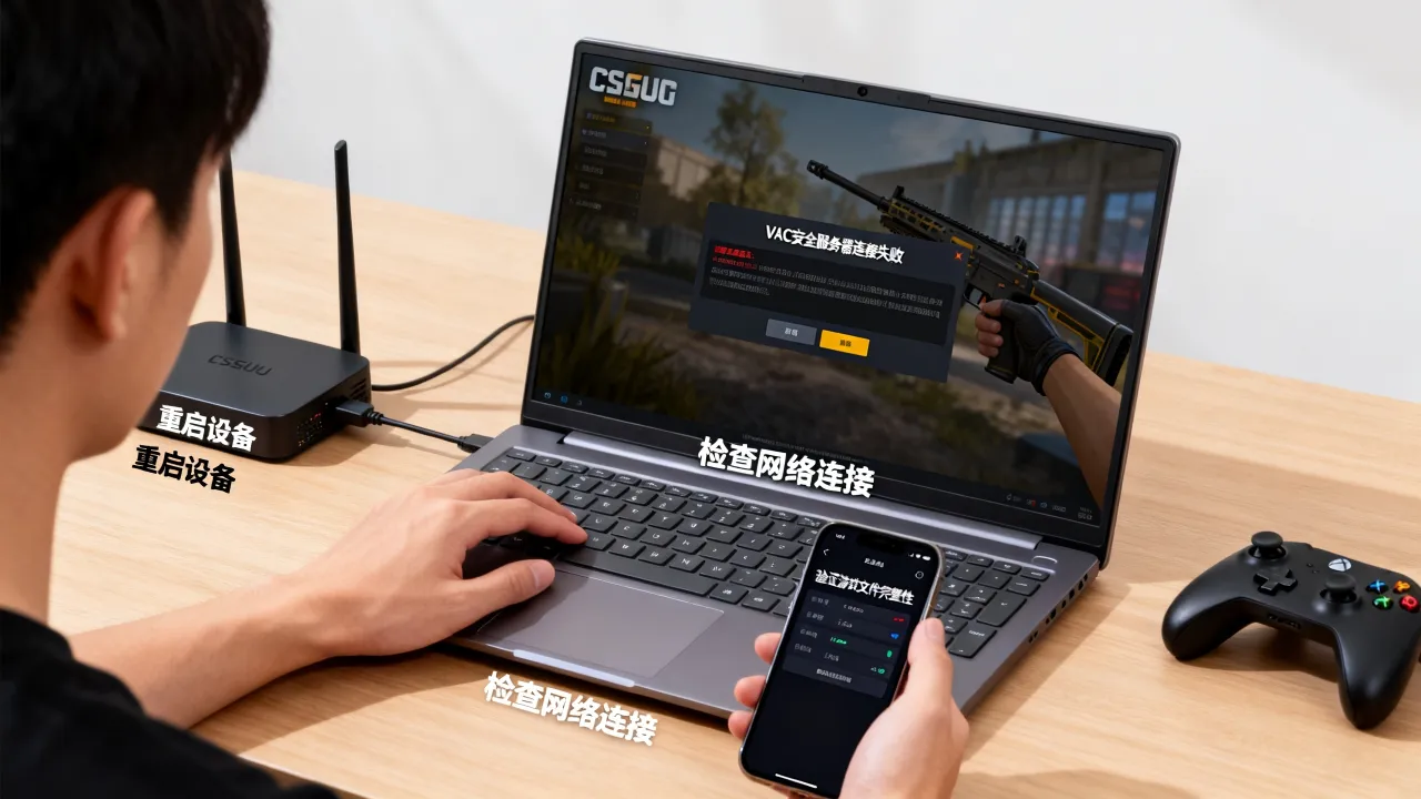 CSGO无法加入VAC安全服务器为什么，连不上VAC怎么办？