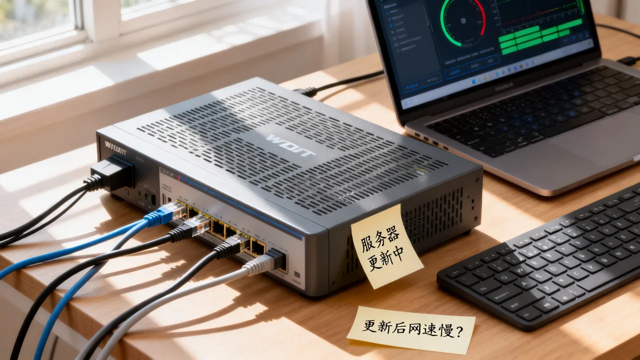 宽带服务器更新会断网吗，宽带服务器更新后网速慢怎么办？