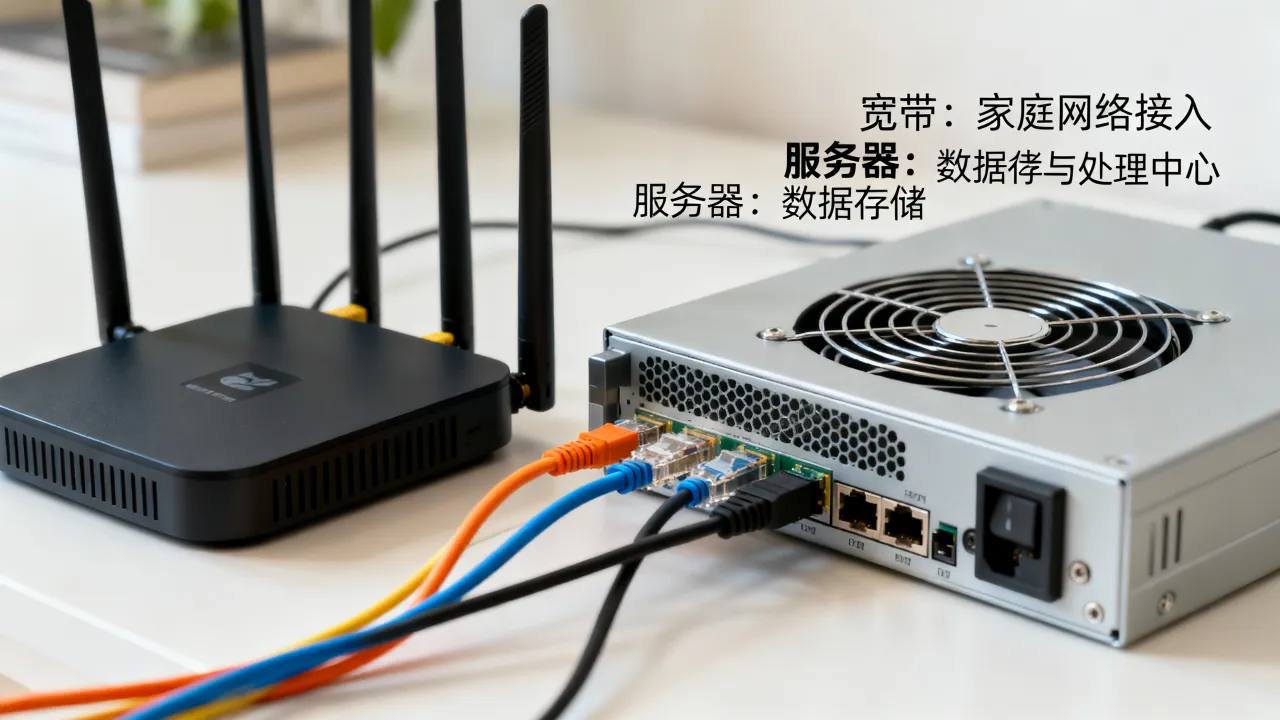 宽带跟服务器什么关系，服务器和宽带有什么区别