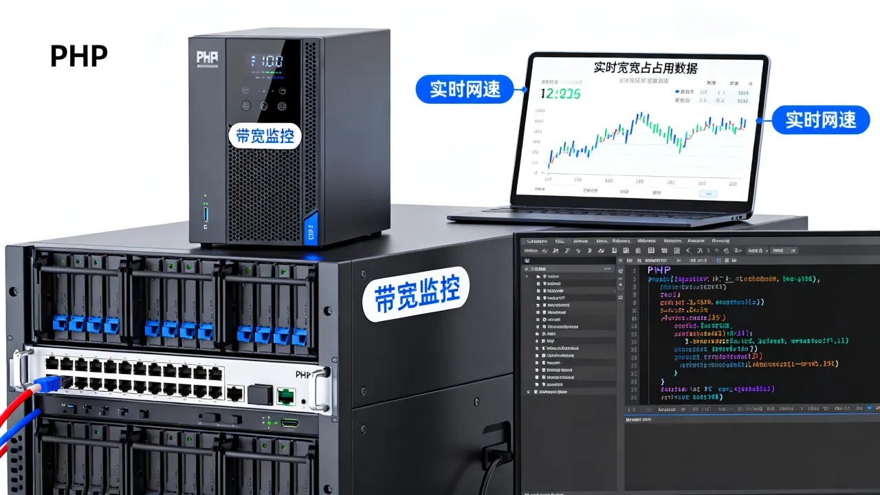 PHP服务器网速监控怎么做，实时查看带宽占用方法，如何监控服务器网速？