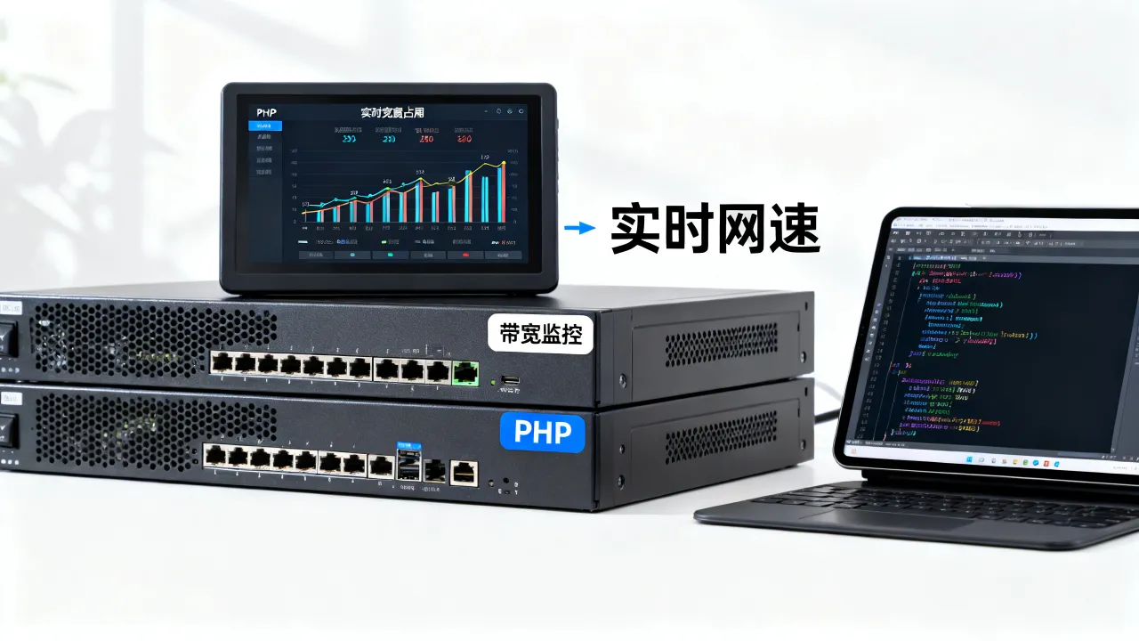 PHP服务器网速监控怎么做，实时查看带宽占用方法，如何监控服务器网速？