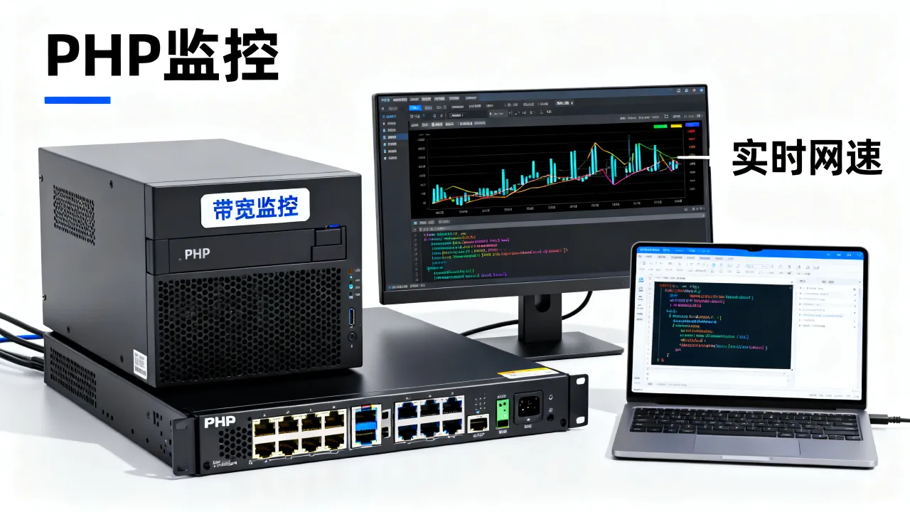 PHP服务器网速监控怎么做，实时查看带宽占用方法，如何监控服务器网速？