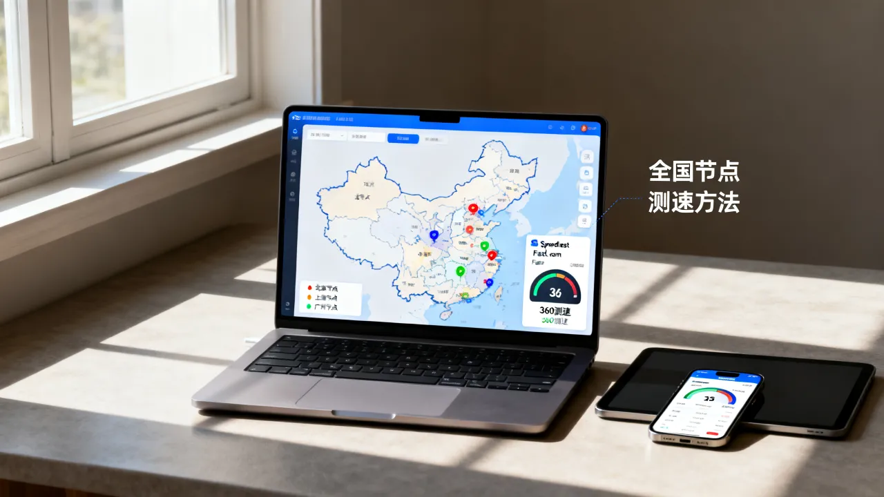 服务器各地网速怎么检测？全国节点测速方法，哪个工具最准？