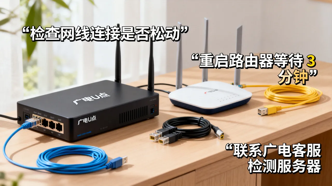 广电u点服务器网速慢怎么办，广电u点网络电视卡顿如何解决
