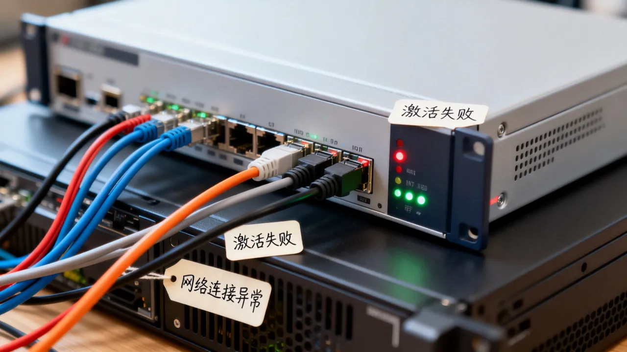 为什么激活不了服务器，服务器激活失败提示什么原因？