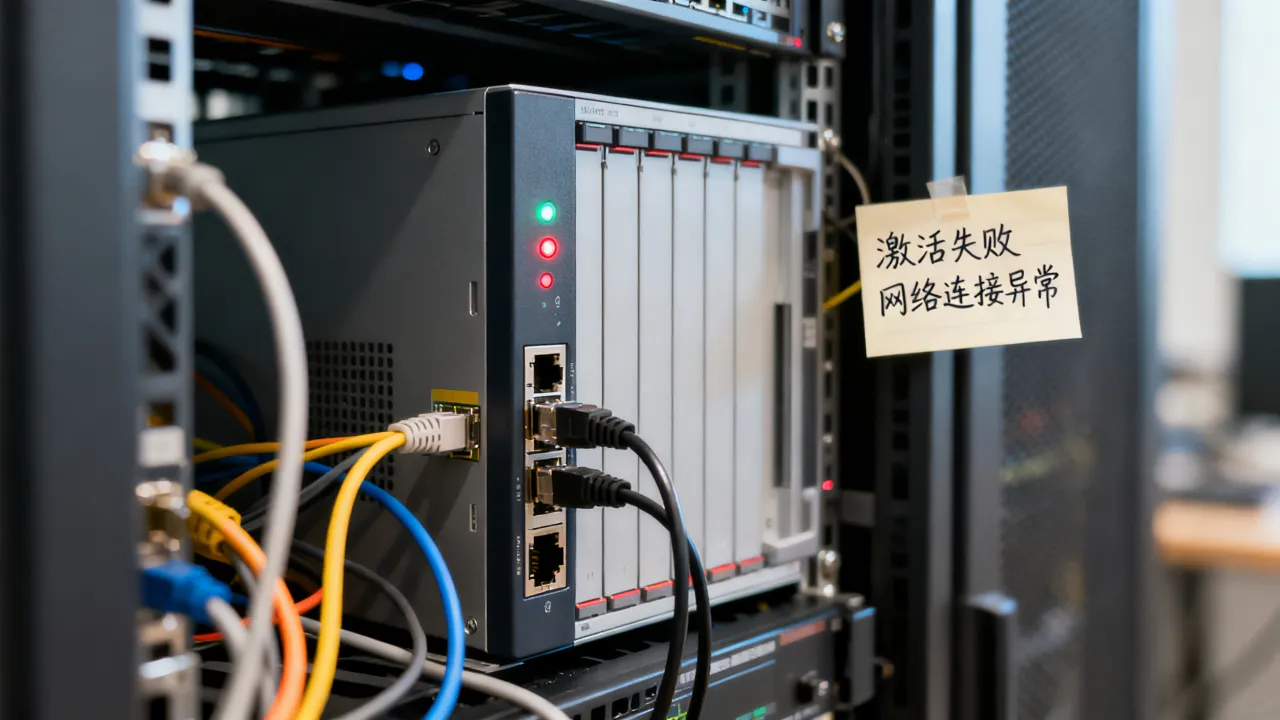 为什么激活不了服务器，服务器激活失败提示什么原因？