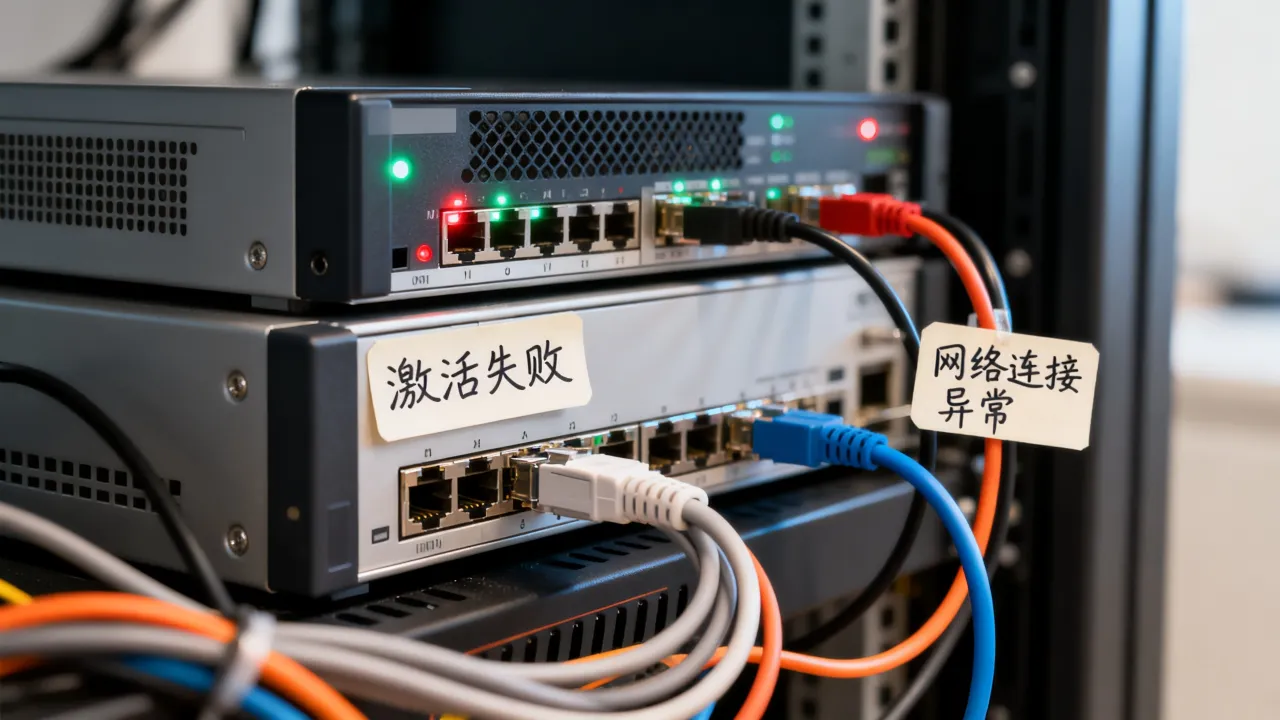 为什么激活不了服务器，服务器激活失败提示什么原因？