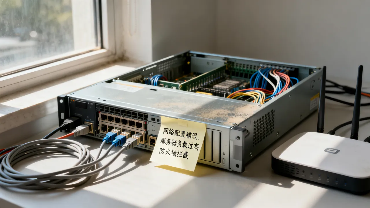网站的服务器为什么打不开，服务器无法访问是什么原因？