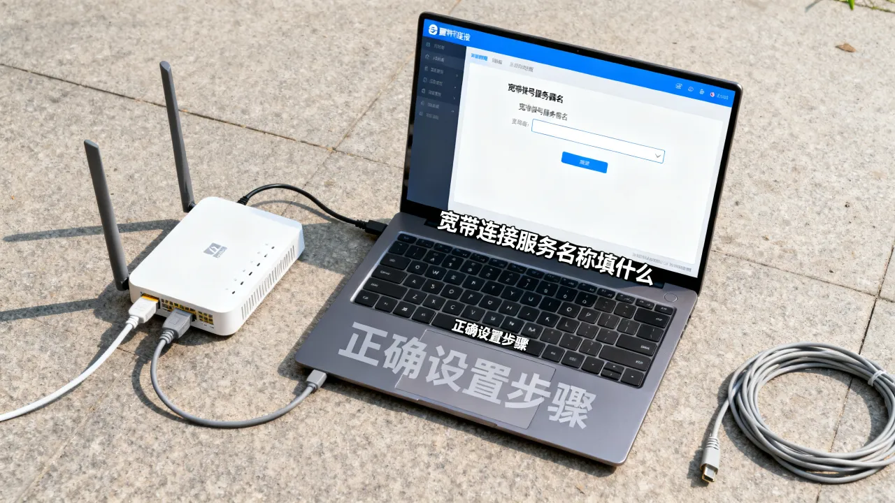 宽带拨号服务器名是什么？如何正确设置才能上网，宽带连接服务器名称填什么