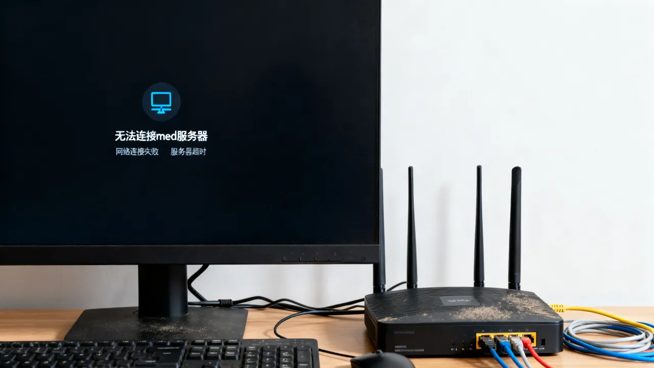 为什么无法连接med服务器，连接不上是什么原因呢