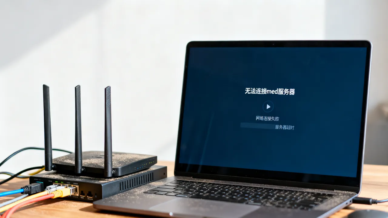 为什么无法连接med服务器，连接不上是什么原因呢