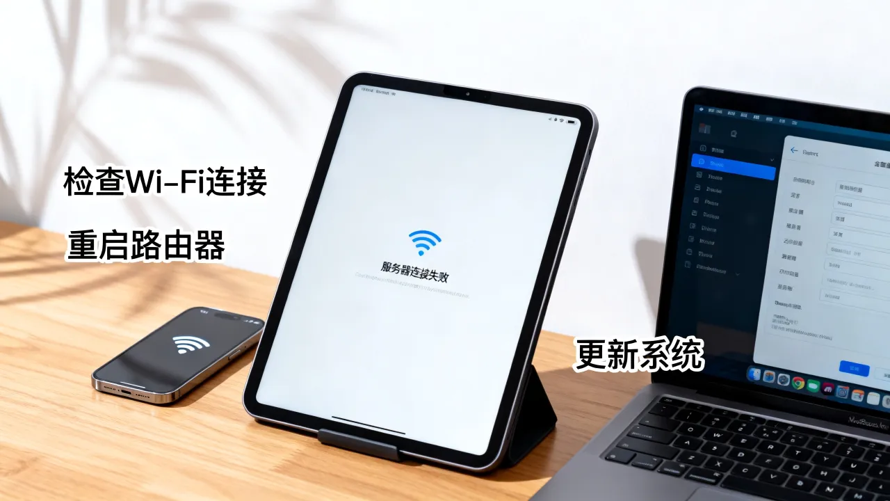 ipad为什么停止服务器响应，ipad服务器连接失败怎么办