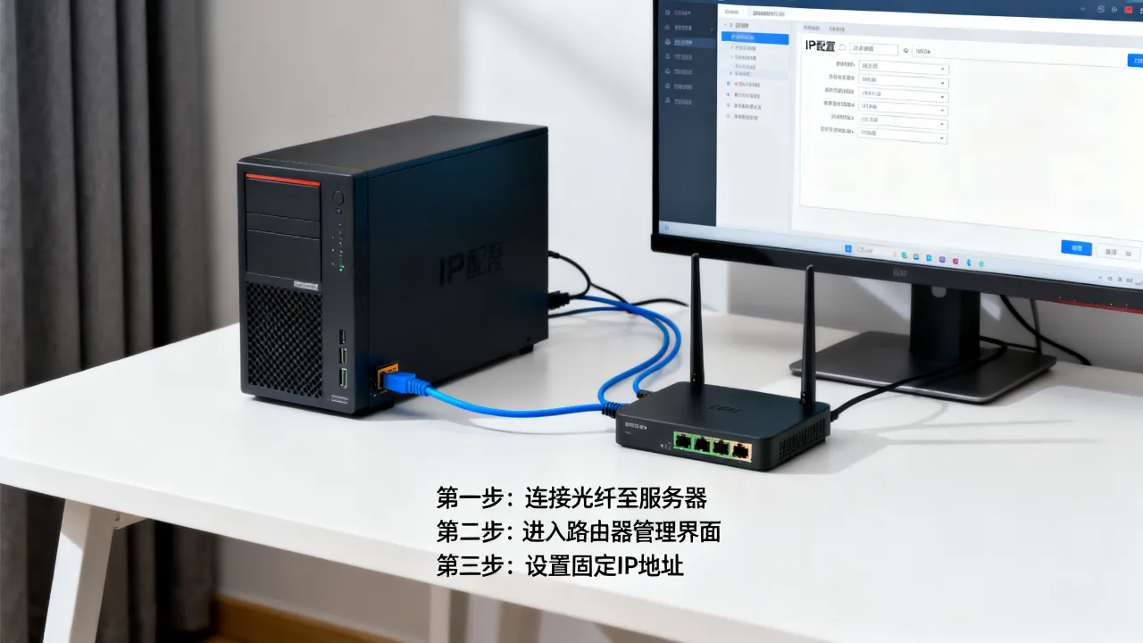 电信光纤宽带服务器IP怎么设置，固定IP地址配置教程
