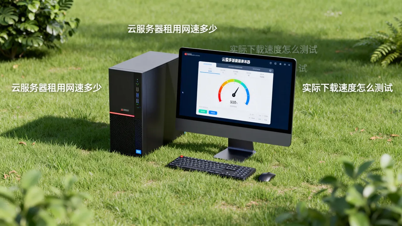 云服务器租用网速多少，实际下载速度怎么测试？