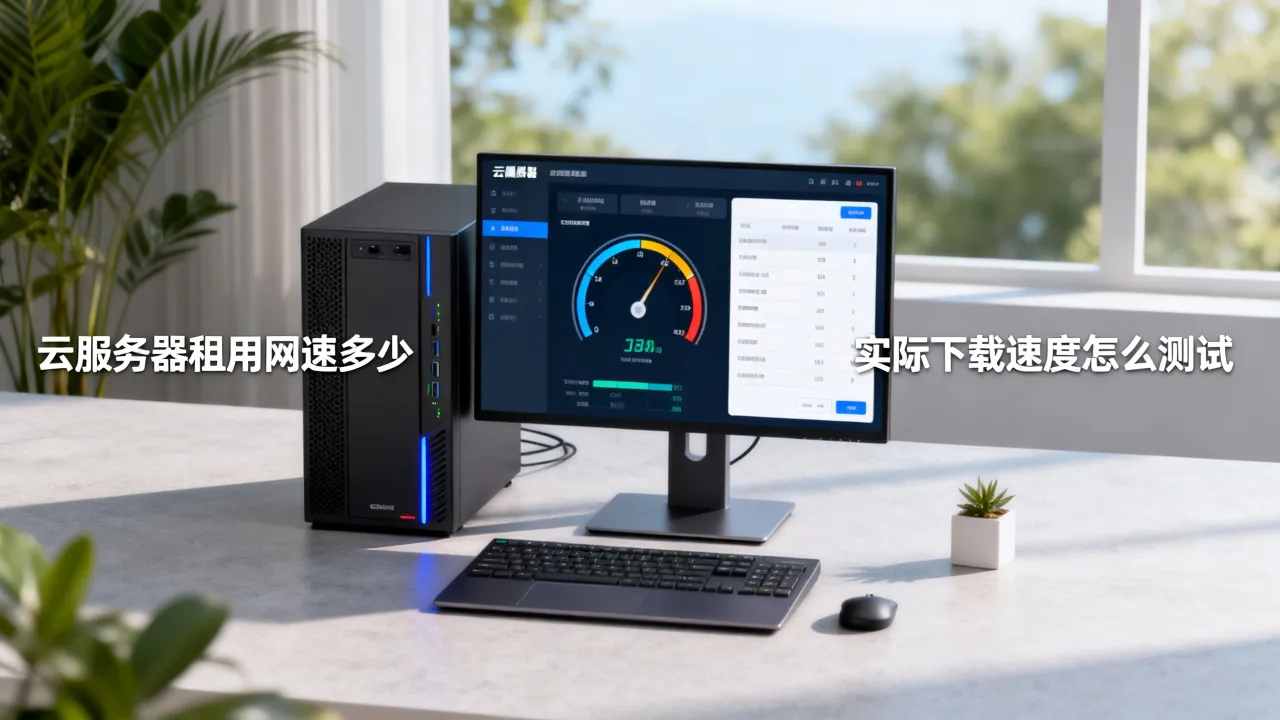云服务器租用网速多少，实际下载速度怎么测试？