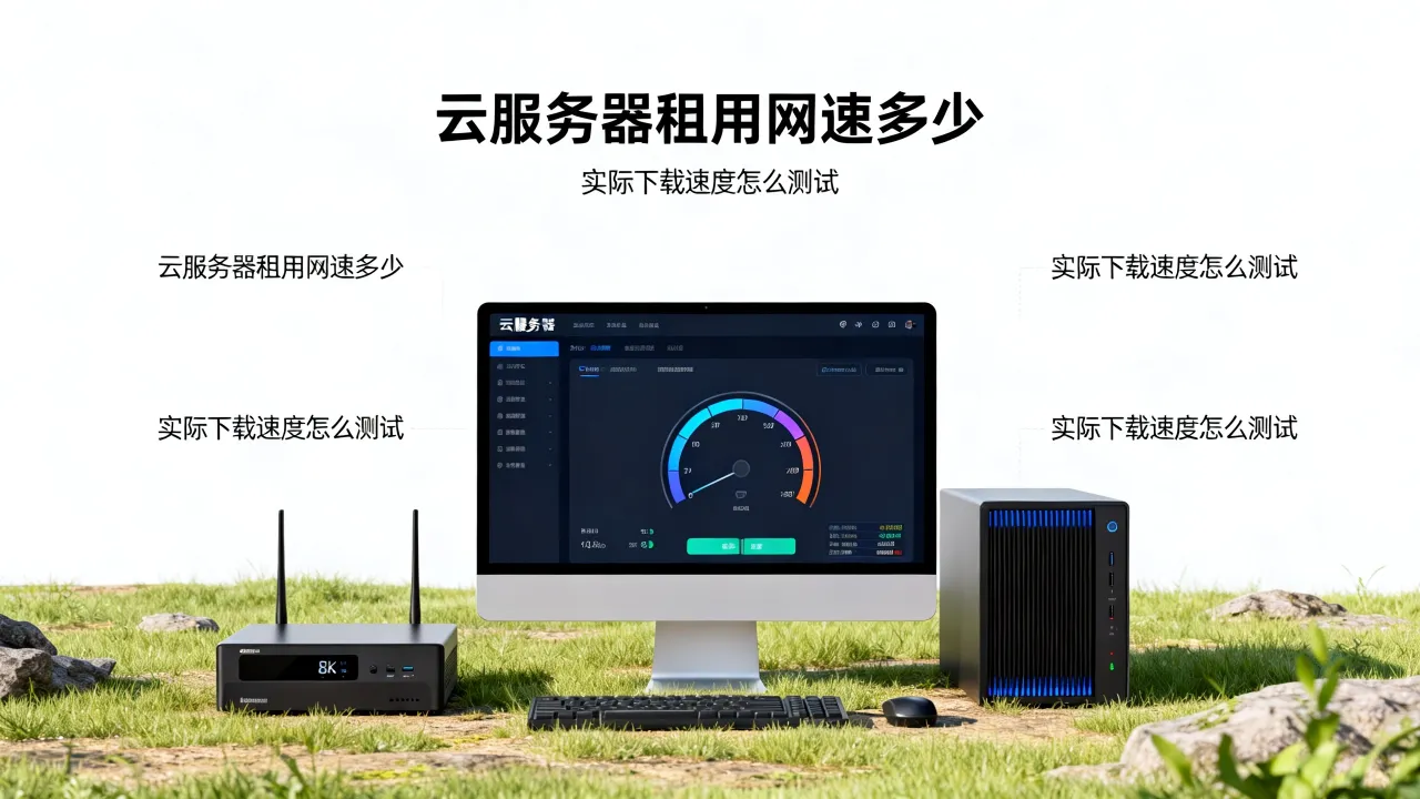 云服务器租用网速多少，实际下载速度怎么测试？