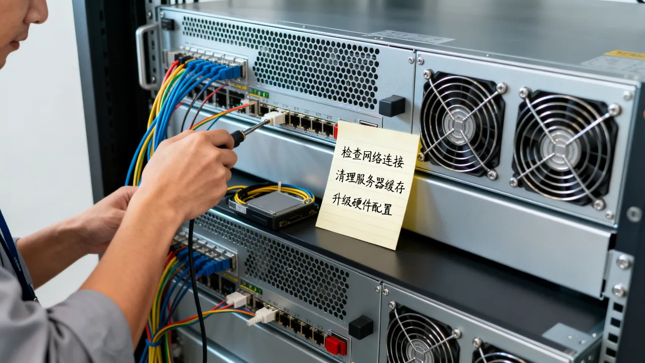网维服务器卡顿怎么解决，网维服务器卡顿原因及解决方法有哪些