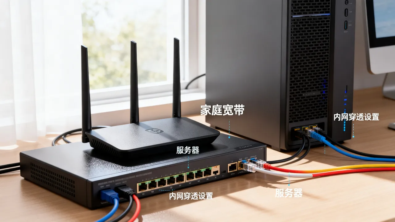 家庭宽带可以搭建服务器吗,内网穿透怎么设置?