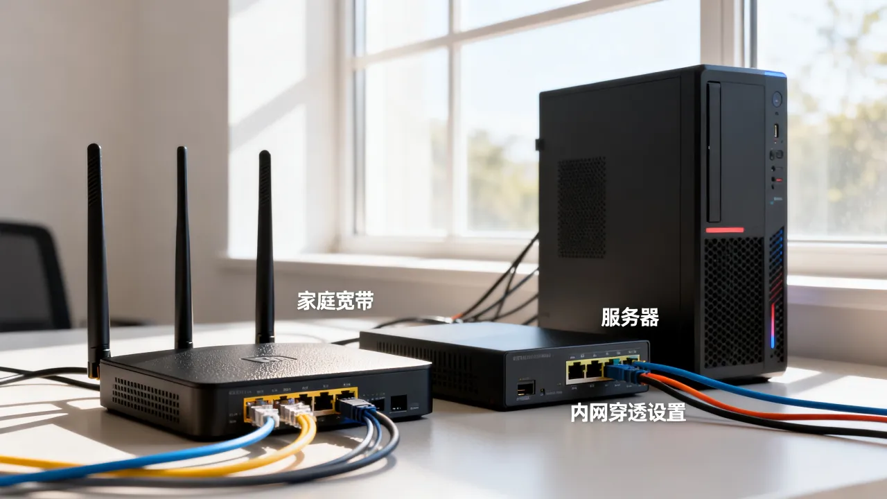 家庭宽带可以搭建服务器吗，内网穿透怎么设置？