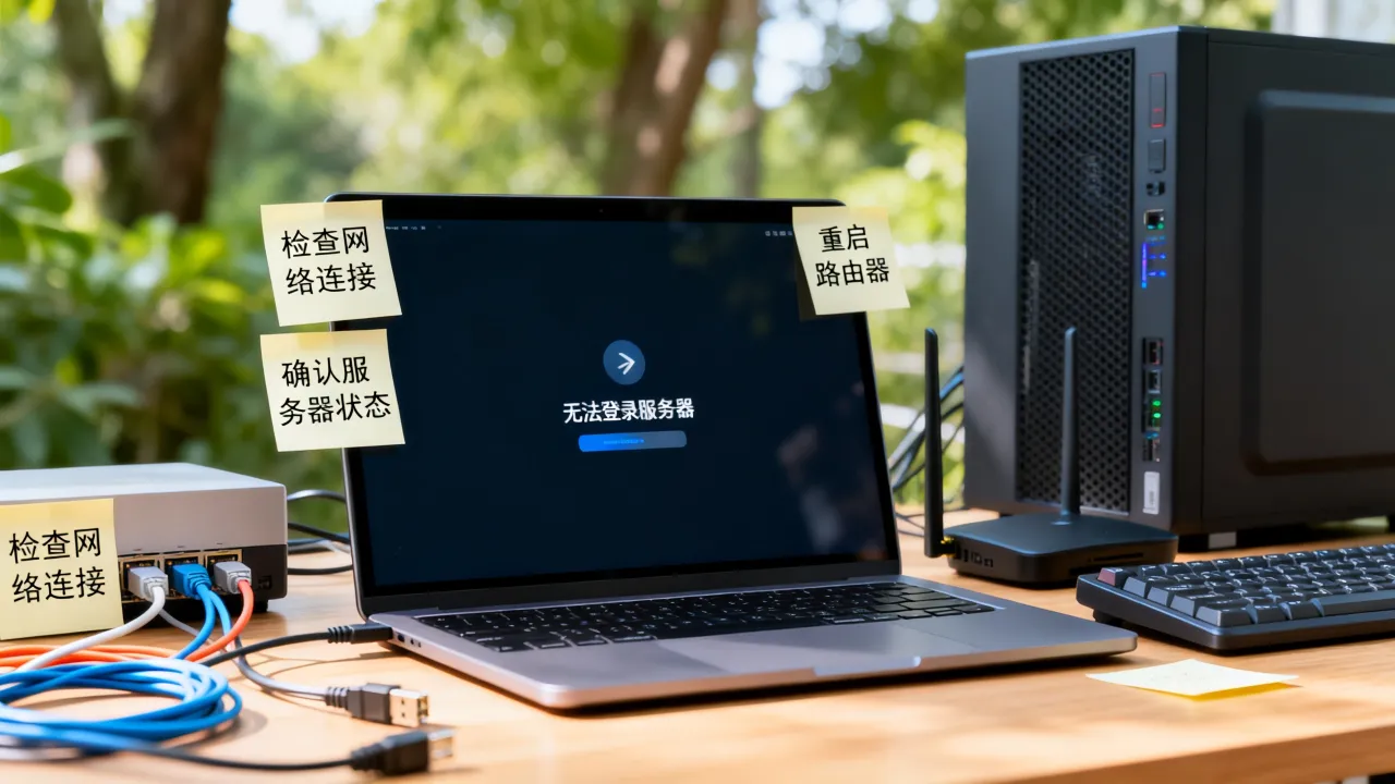 为什么无法登录服务器，服务器登录不上去怎么办？