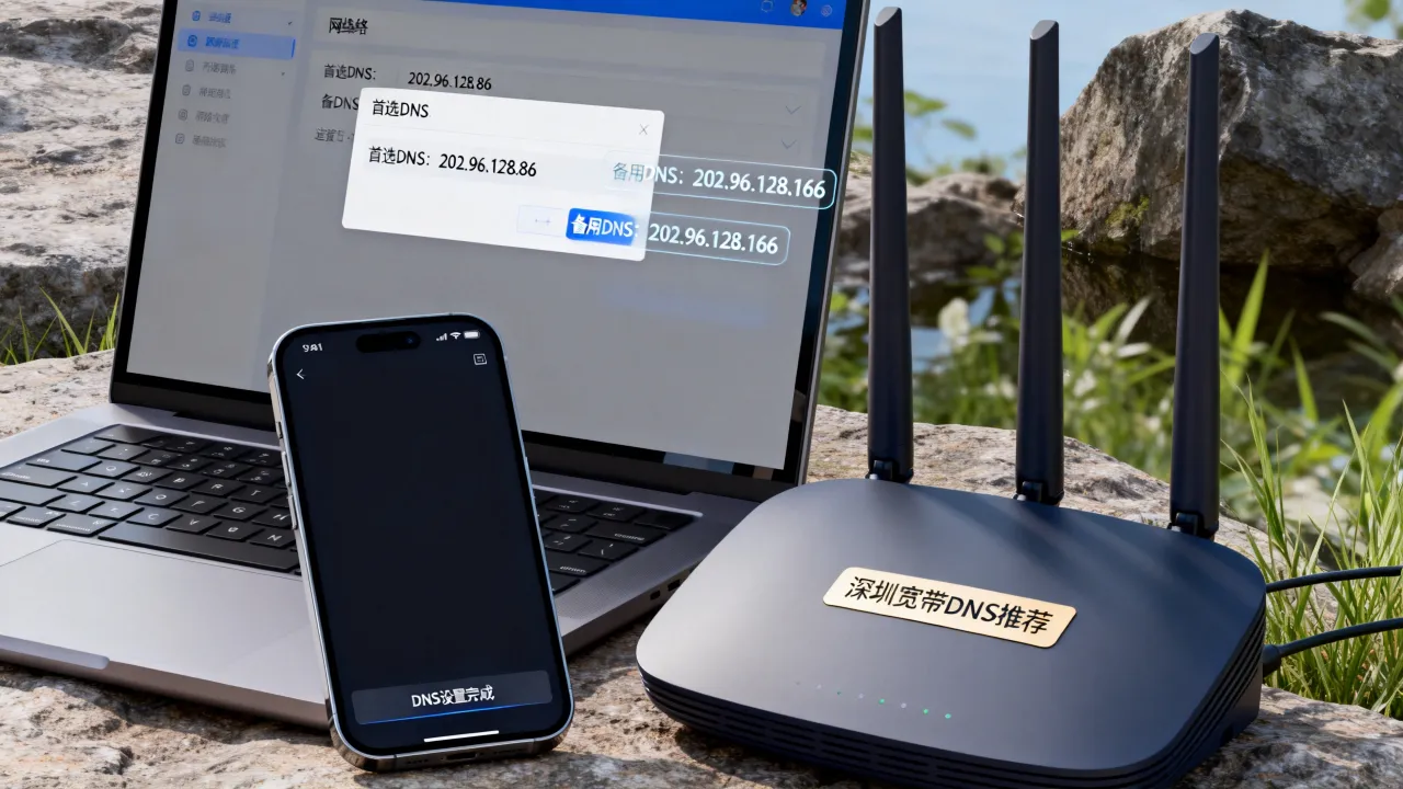 深圳宽带首选DNS服务器怎么填，深圳宽带DNS怎么设置？