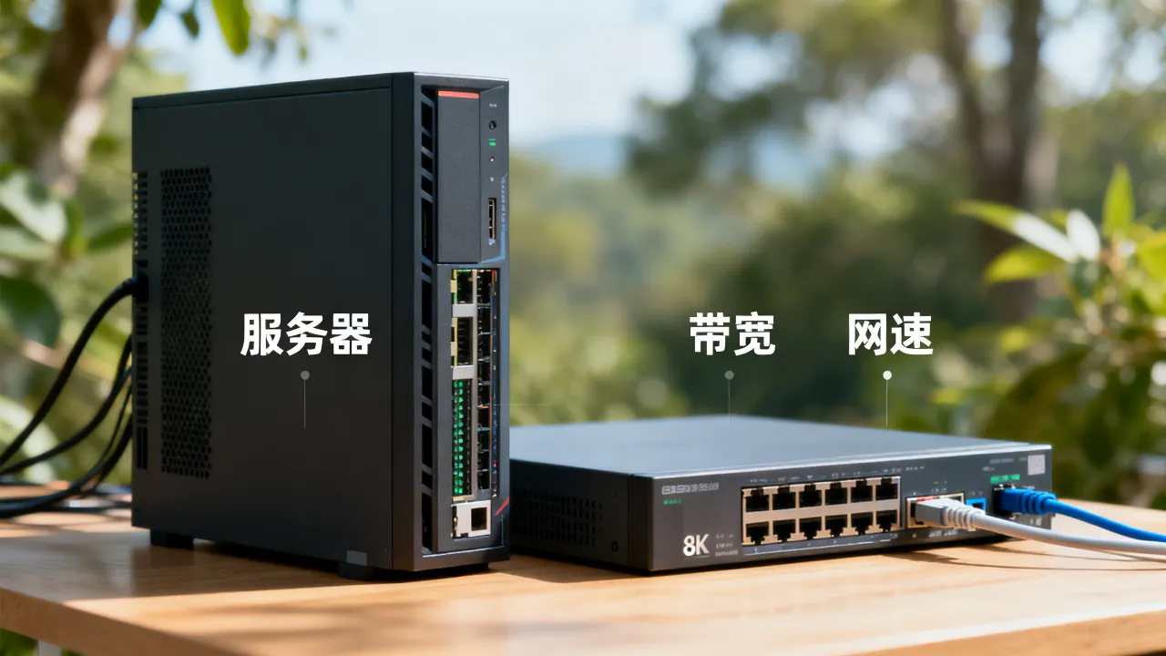 服务器带宽多少够用？服务器带宽和网速有什么区别？