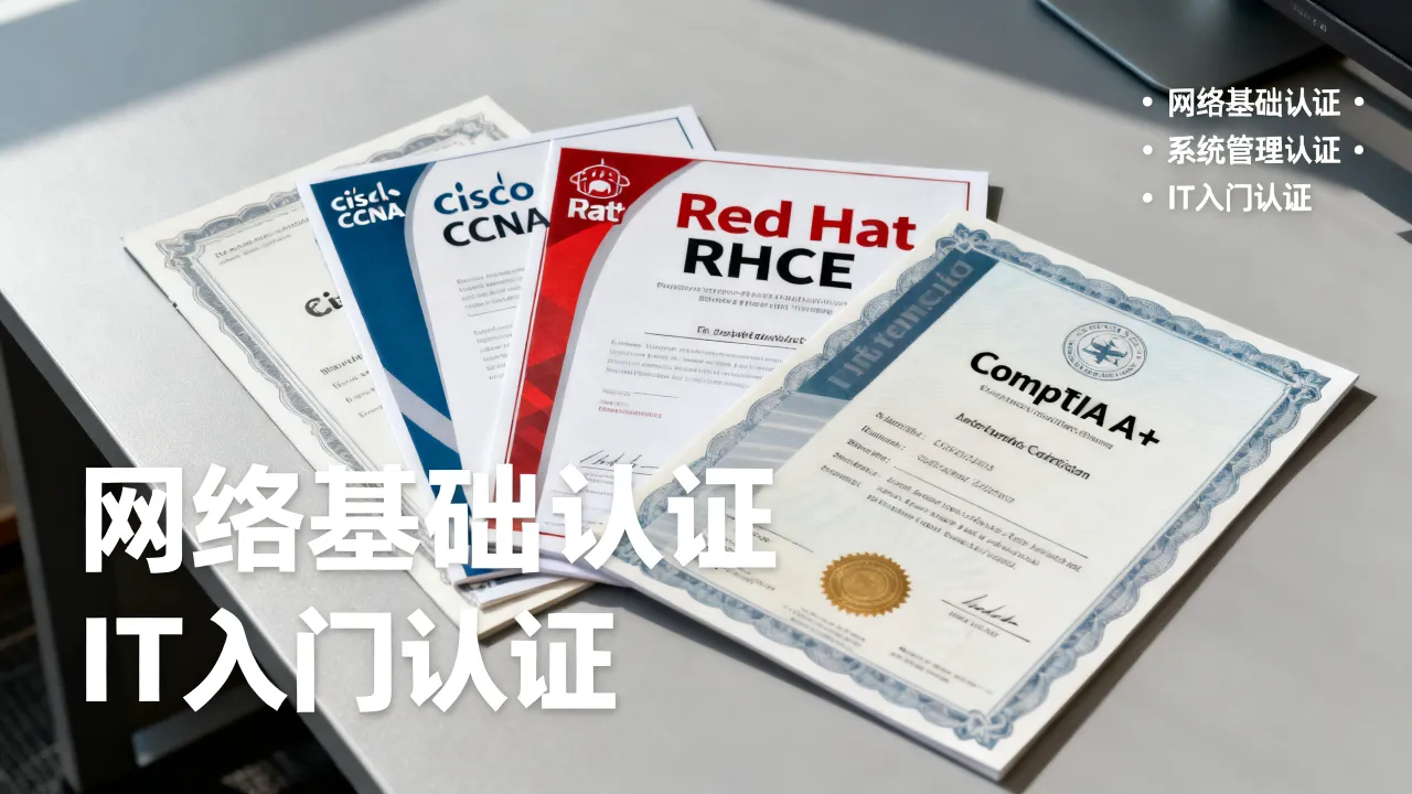 服务器运维需要考取哪些证书，哪个含金量更高更实用？