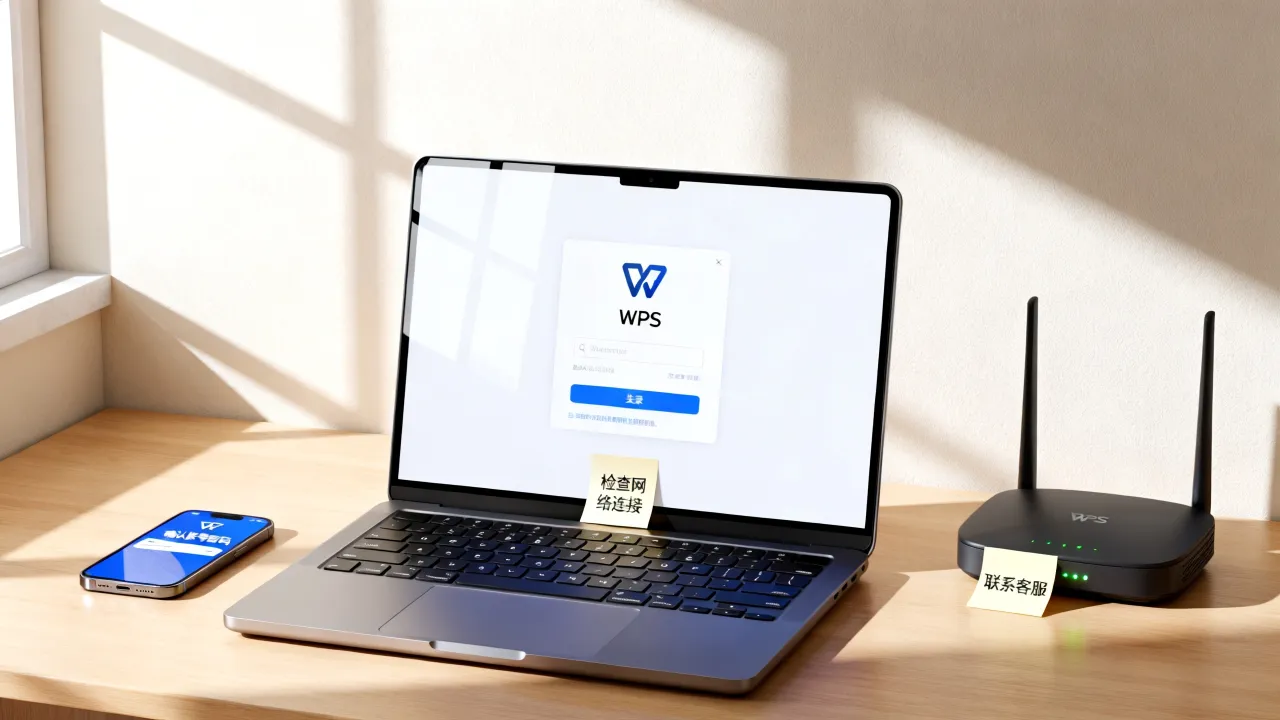 为什么无法登录WPS账号服务器，登录不上服务器怎么办