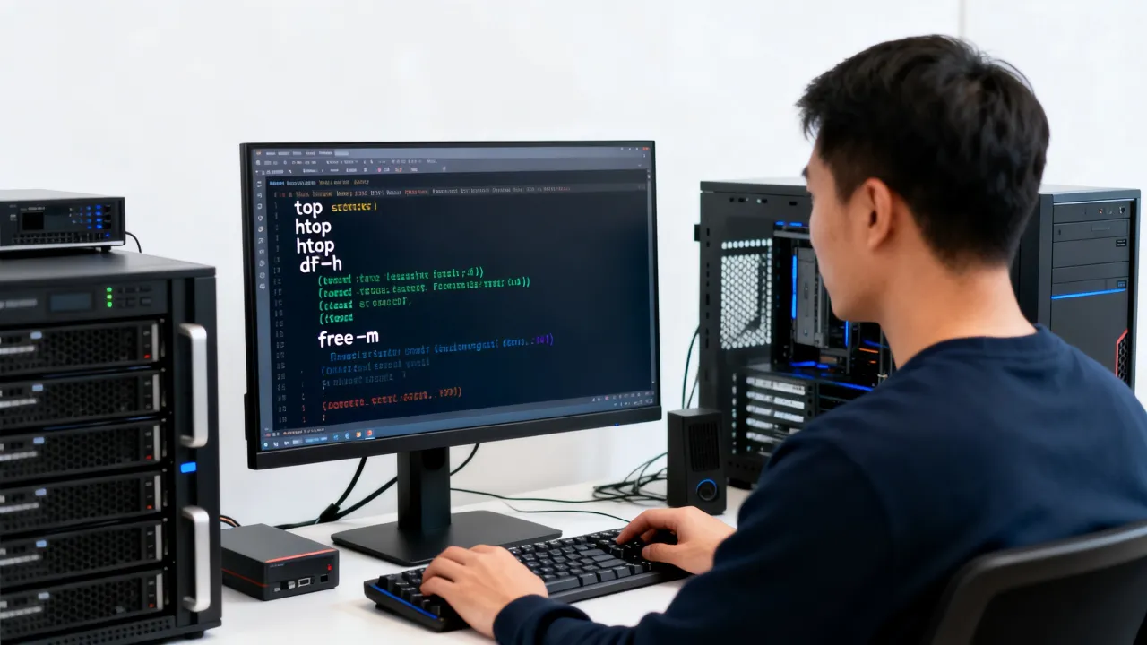 运维如何获取各服务器状态，服务器状态监控命令有哪些？