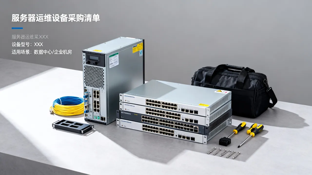 服务器运维设备采购怎么选?服务器运维设备采购清单哪里找?