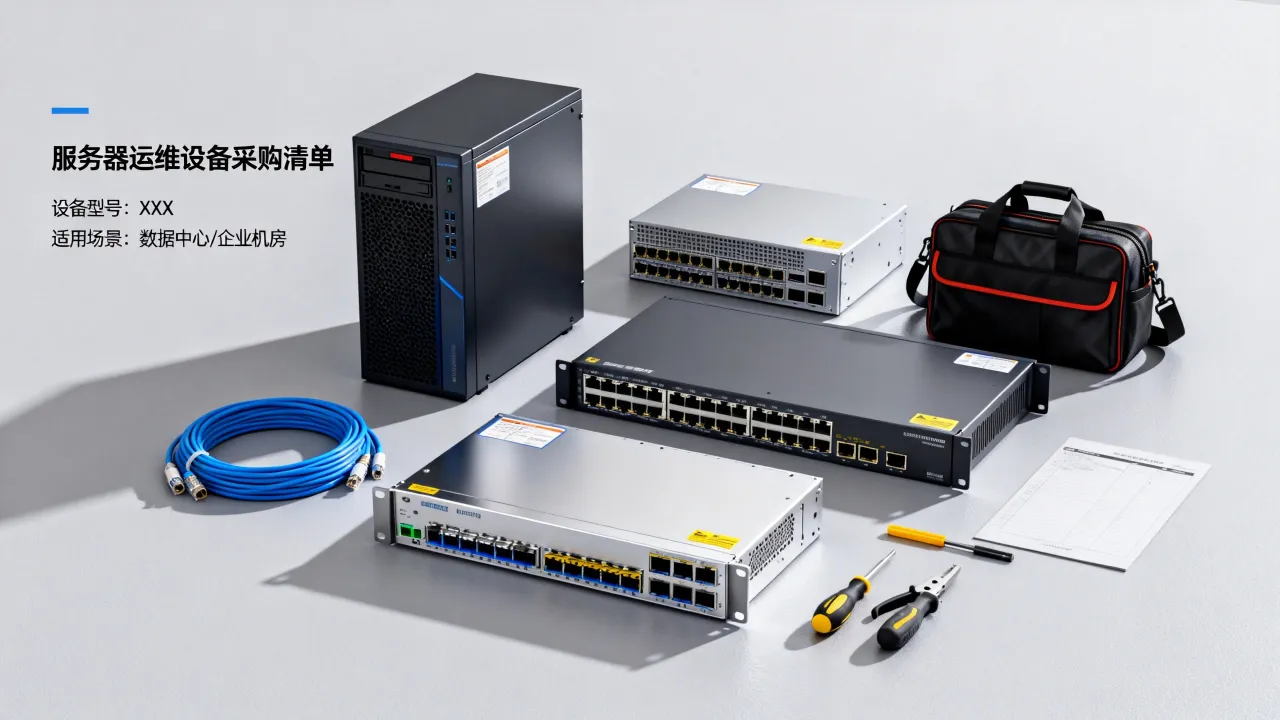服务器运维设备采购怎么选？服务器运维设备采购清单哪里找？