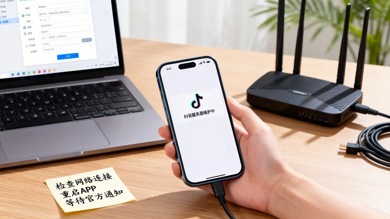 抖音服务器维护中怎么办,如何快速恢复访问?