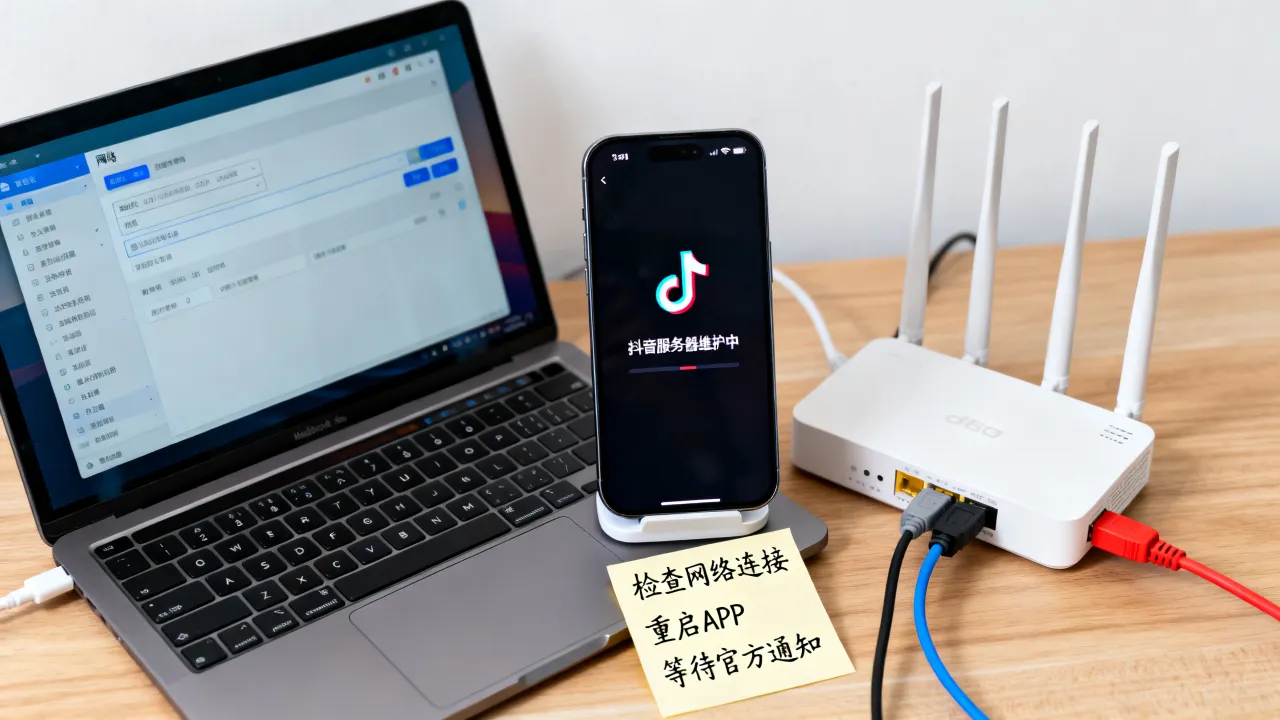 抖音服务器维护中怎么办，如何快速恢复访问？