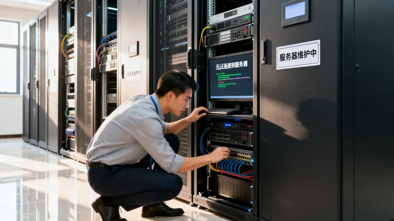 服务器崩了为什么，网站打不开是什么原因