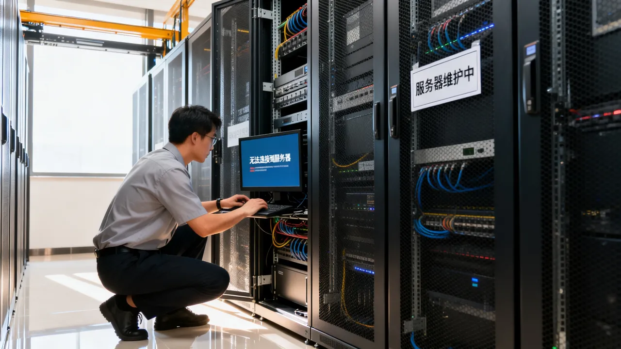 服务器崩了为什么，网站打不开是什么原因
