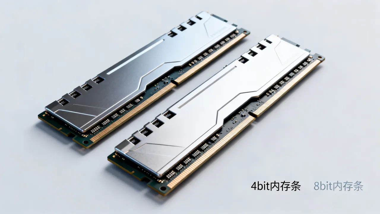 为什么服务器内存只有4bit,服务器内存条4bit和8bit区别大吗