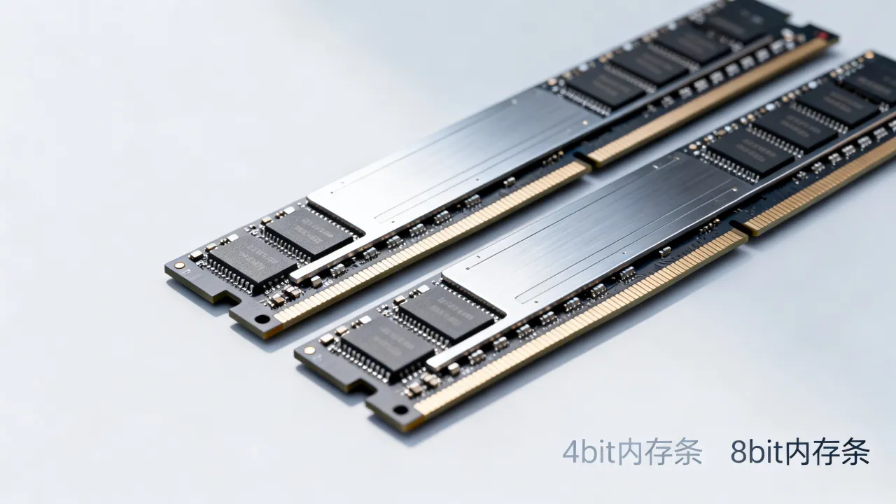 为什么服务器内存只有4bit，服务器内存条4bit和8bit区别大吗