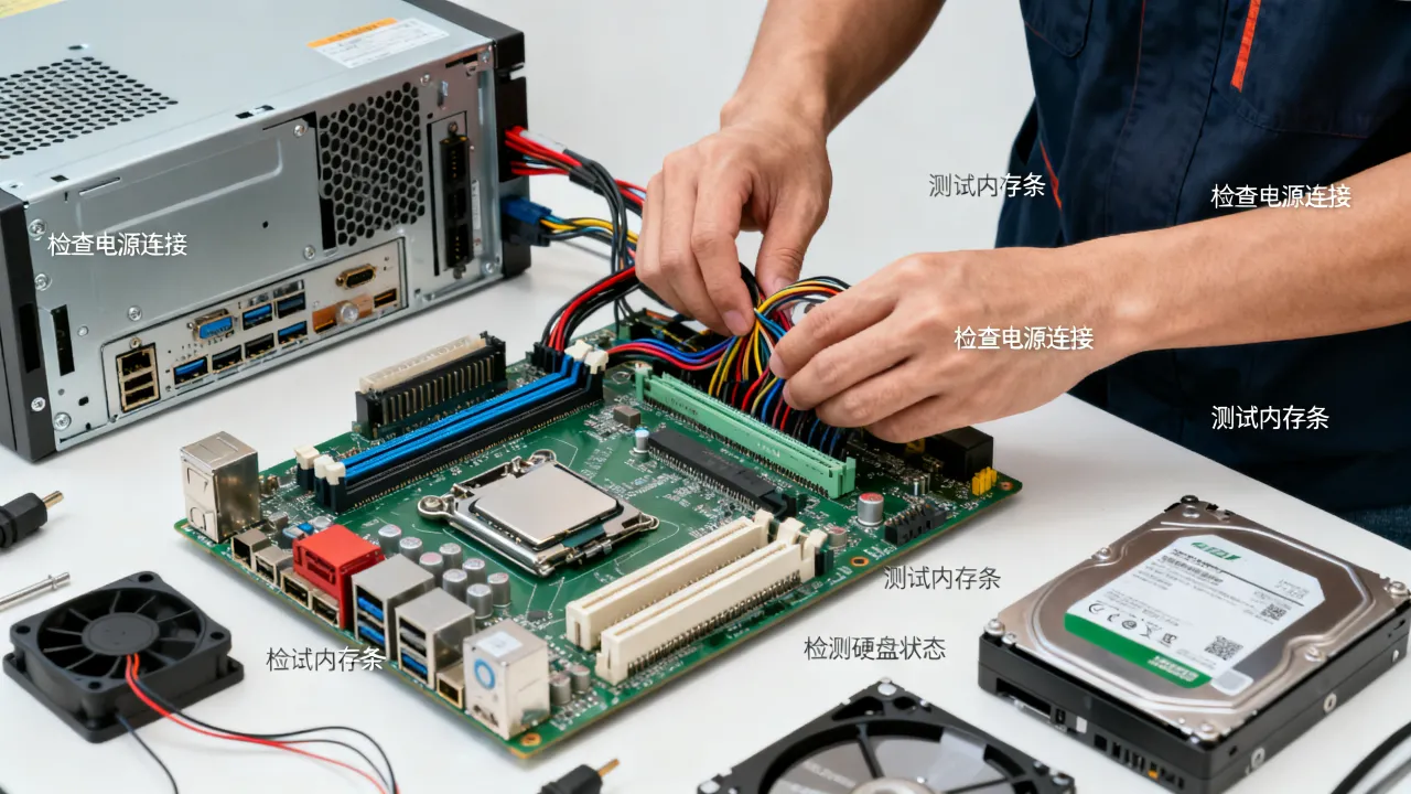 服务器组装机运维稳定吗，如何排查硬件故障？
