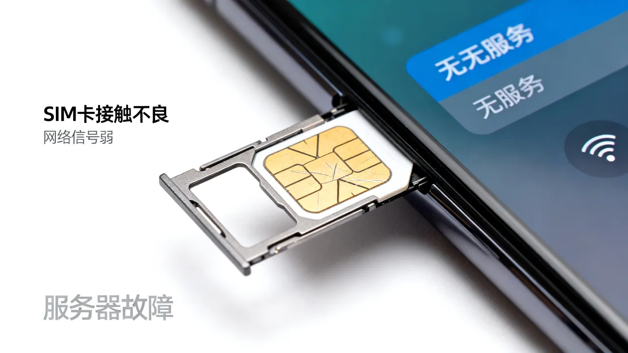 为什么sim连接不了服务器，SIM卡无法连接服务器是什么原因