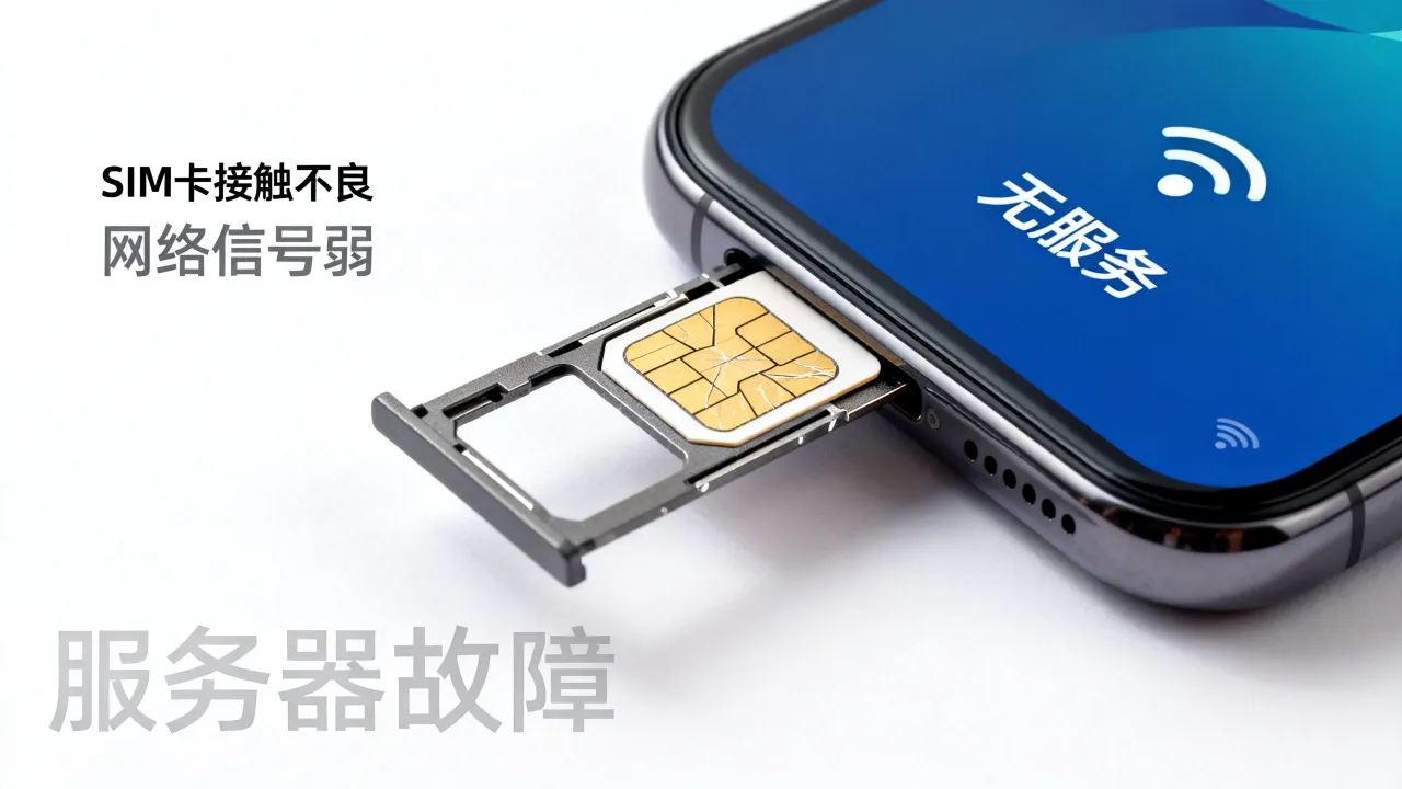 为什么sim连接不了服务器，SIM卡无法连接服务器是什么原因