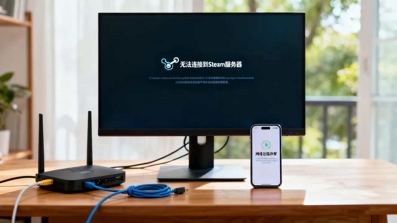 为什么无法连接steam服务器，steam服务器连不上怎么解决