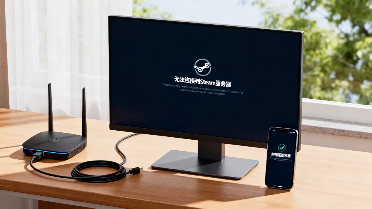 为什么无法连接steam服务器，steam服务器连不上怎么解决