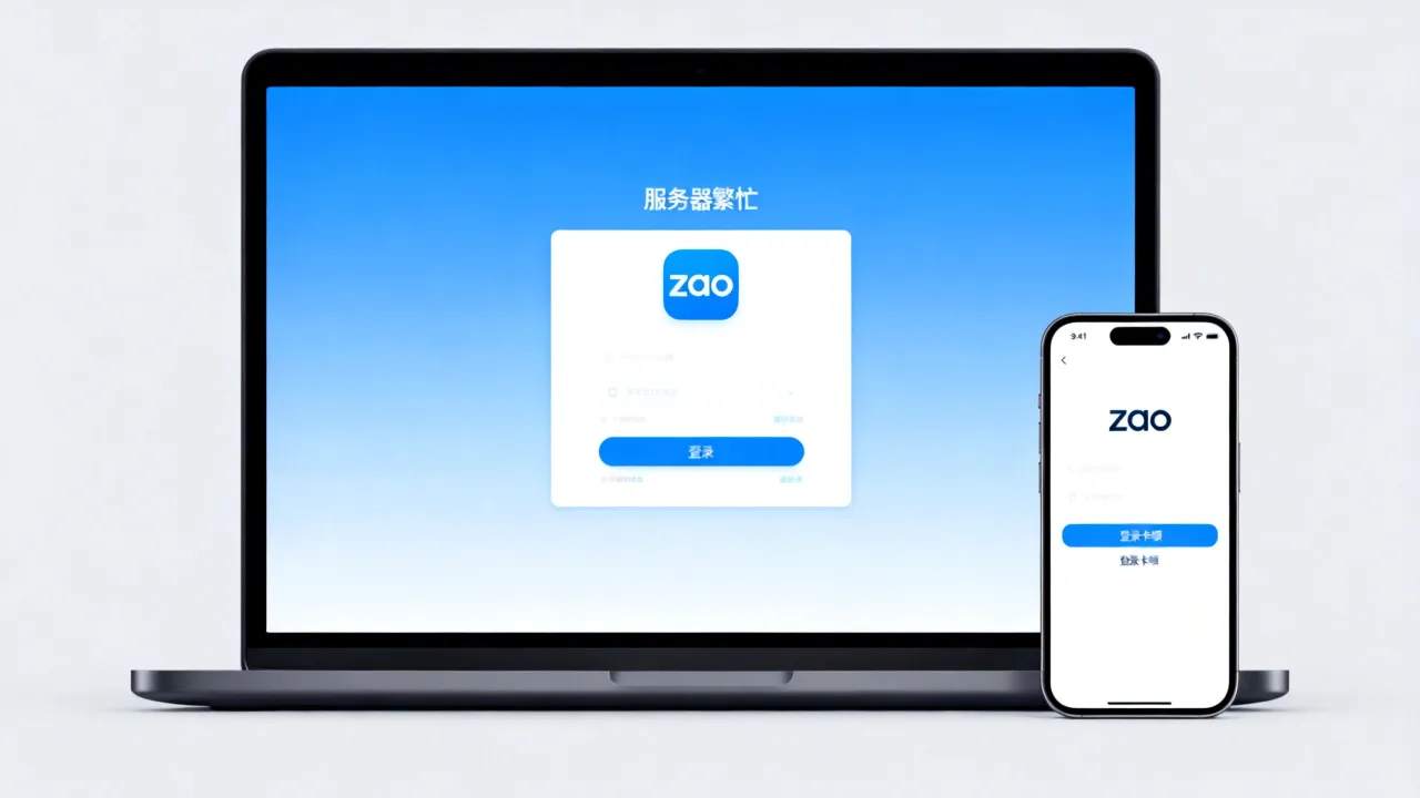 zao为什么一直服务器繁忙，怎么解决登录卡顿问题