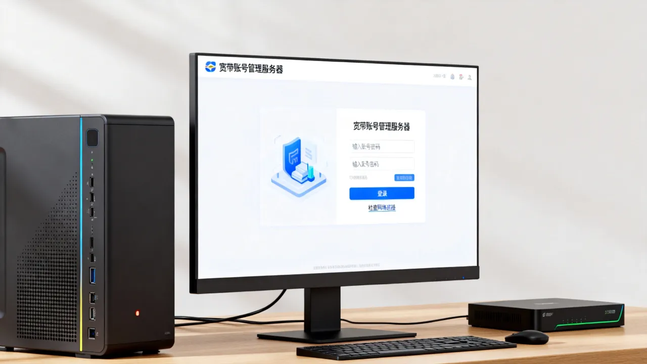 宽带账号管理服务器怎么登录？，登录不了怎么办