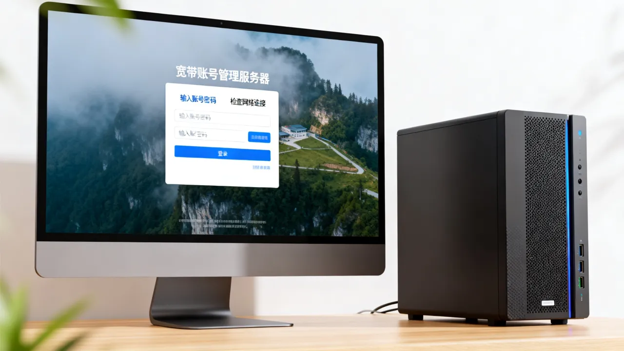 宽带账号管理服务器怎么登录？，登录不了怎么办
